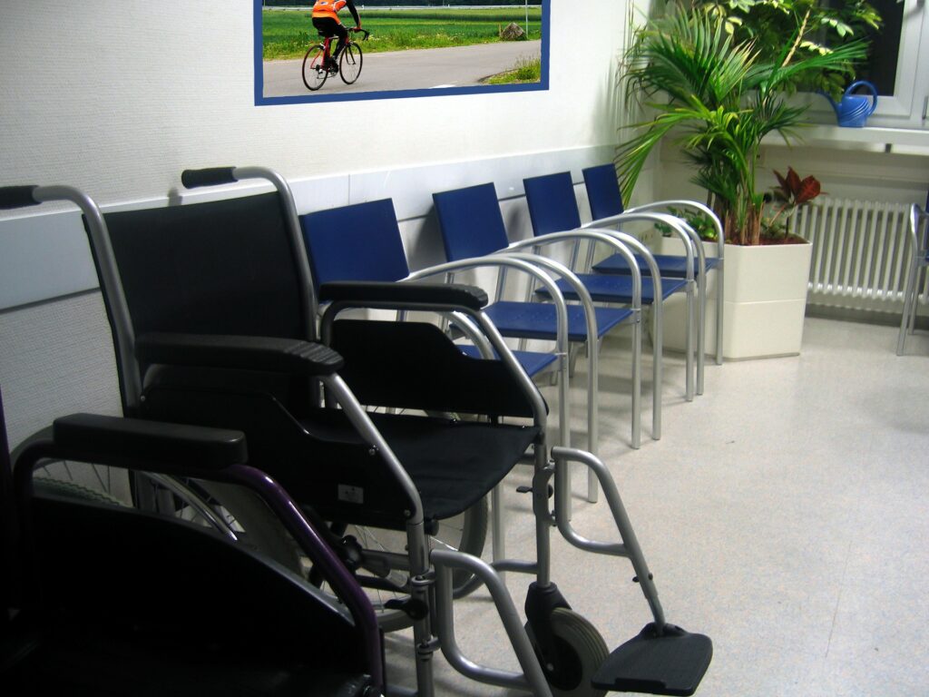 Image of Wheelchair in Waiting Room